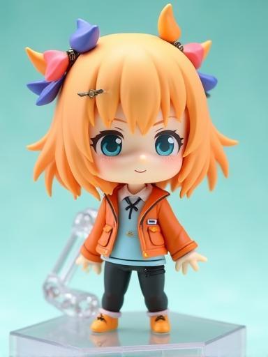 Image of a cute Nendoroid figure, 'Chibi Adventurer #XYZ'